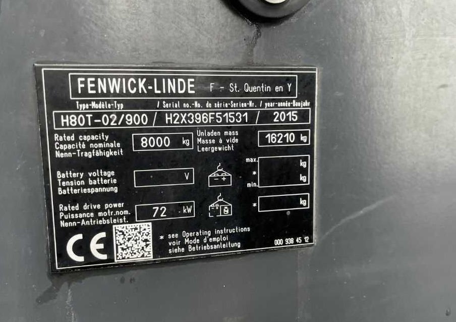 Linde H80T-02/900 - Υγραεριοκίνητο περονοφόρο: φωτογραφία 4 Linde H80T-02/900 - Υγραεριοκίνητο περονοφόρο: φωτογραφία 4