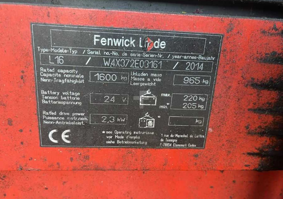 Linde L16 - Μηχάνημα στοίβαξης: φωτογραφία 4 Linde L16 - Μηχάνημα στοίβαξης: φωτογραφία 4