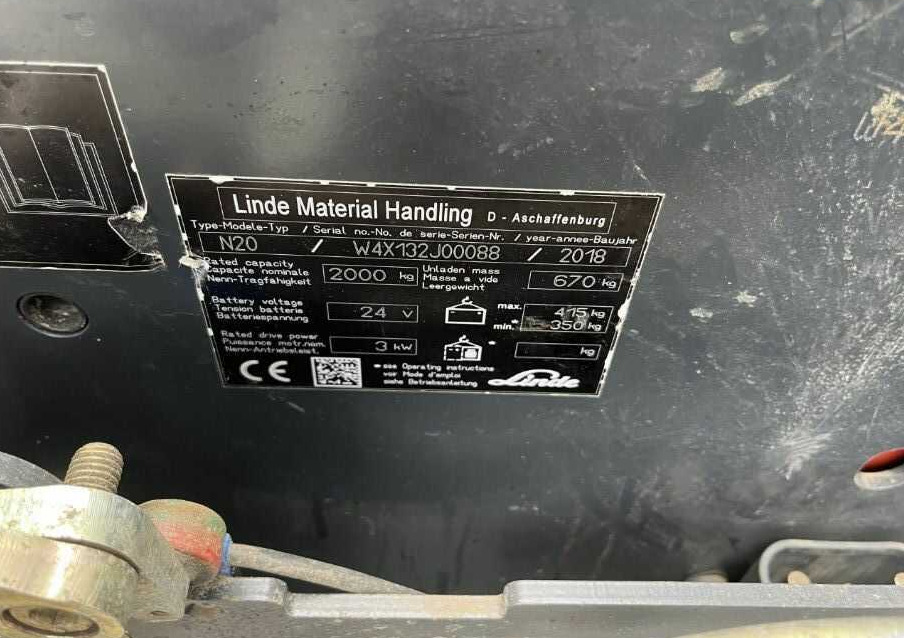 Linde N20 - Μηχάνημα συλλογής παραγγελιών: φωτογραφία 4 Linde N20 - Μηχάνημα συλλογής παραγγελιών: φωτογραφία 4