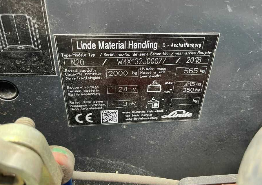 Linde N20 - Μηχάνημα συλλογής παραγγελιών: φωτογραφία 4 Linde N20 - Μηχάνημα συλλογής παραγγελιών: φωτογραφία 4