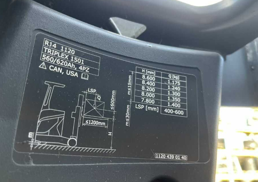 Linde R14-01 - Ανυψωτικό στενών δρόμων: φωτογραφία 5 Linde R14-01 - Ανυψωτικό στενών δρόμων: φωτογραφία 5
