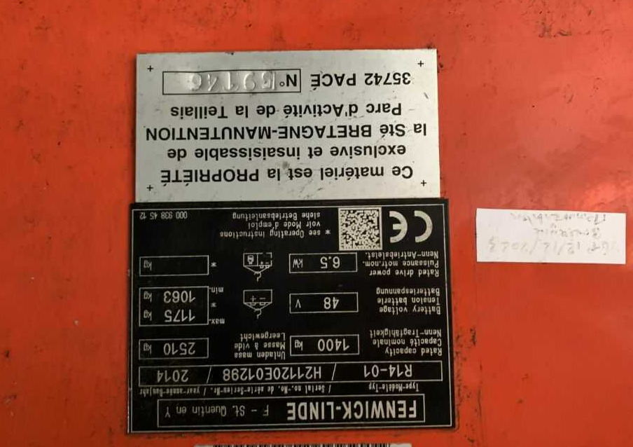 Linde R14-01 - Ανυψωτικό στενών δρόμων: φωτογραφία 4 Linde R14-01 - Ανυψωτικό στενών δρόμων: φωτογραφία 4