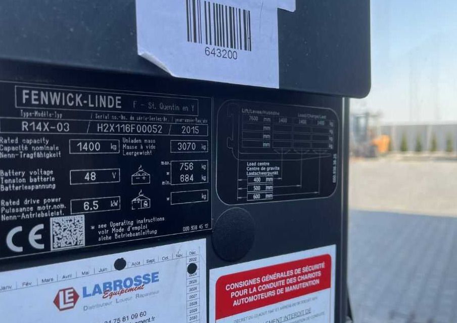 Linde R14X - Ανυψωτικό στενών δρόμων: φωτογραφία 4 Linde R14X - Ανυψωτικό στενών δρόμων: φωτογραφία 4
