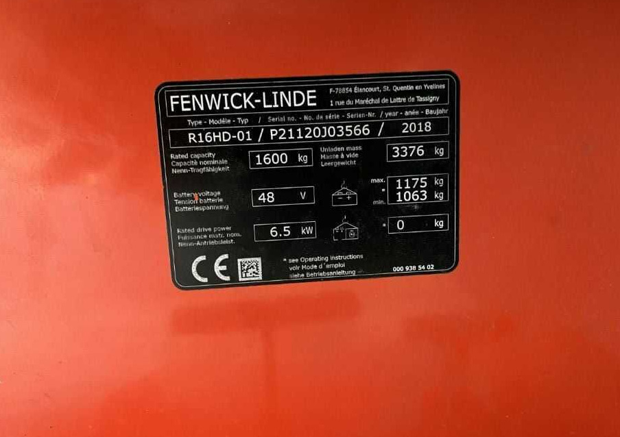 Linde R16HD-01 - Ανυψωτικό στενών δρόμων: φωτογραφία 4 Linde R16HD-01 - Ανυψωτικό στενών δρόμων: φωτογραφία 4