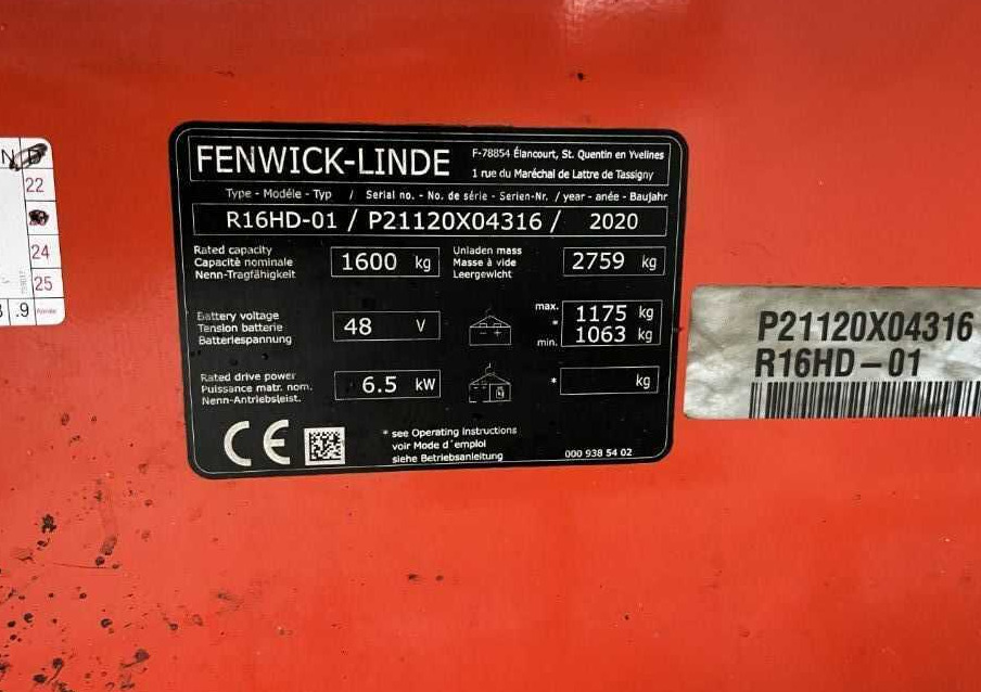 Linde R16HD-01 - Ανυψωτικό στενών δρόμων: φωτογραφία 4 Linde R16HD-01 - Ανυψωτικό στενών δρόμων: φωτογραφία 4