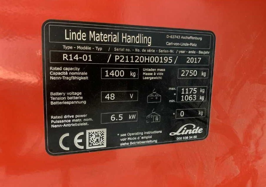Ανυψωτικό στενών δρόμων Linde SL6984: φωτογραφία 6