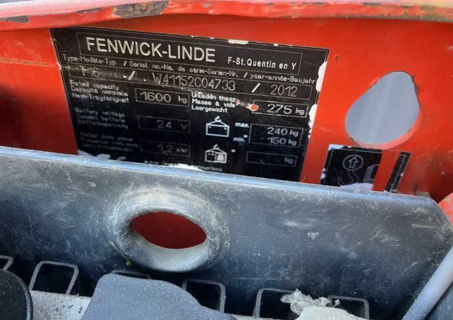 Linde T16 - Παλετοφόρο: φωτογραφία 4 Linde T16 - Παλετοφόρο: φωτογραφία 4