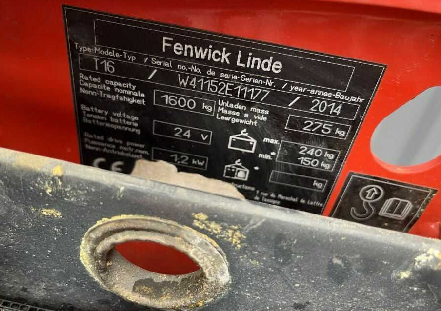 Linde T16 - Παλετοφόρο: φωτογραφία 4 Linde T16 - Παλετοφόρο: φωτογραφία 4