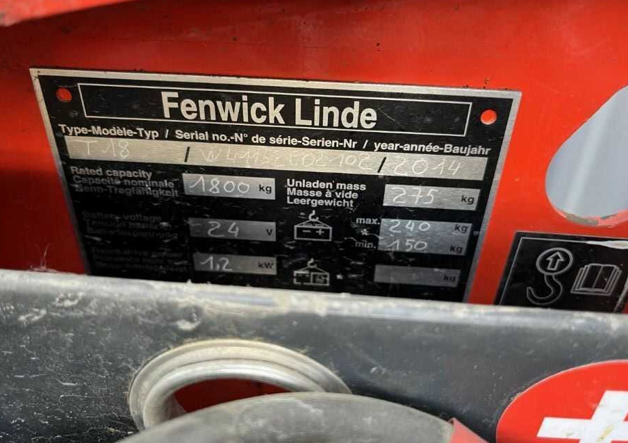 Linde T18 - Παλετοφόρο: φωτογραφία 4 Linde T18 - Παλετοφόρο: φωτογραφία 4