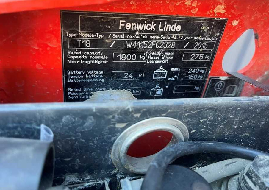 Linde T18 - Παλετοφόρο: φωτογραφία 5 Linde T18 - Παλετοφόρο: φωτογραφία 5