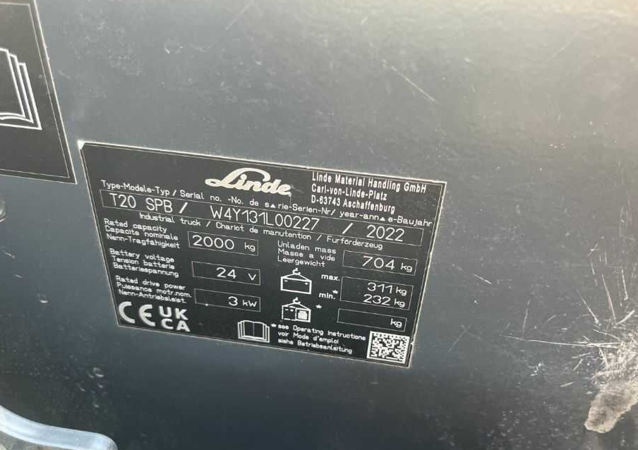 Linde T20SPB - Παλετοφόρο: φωτογραφία 4 Linde T20SPB - Παλετοφόρο: φωτογραφία 4