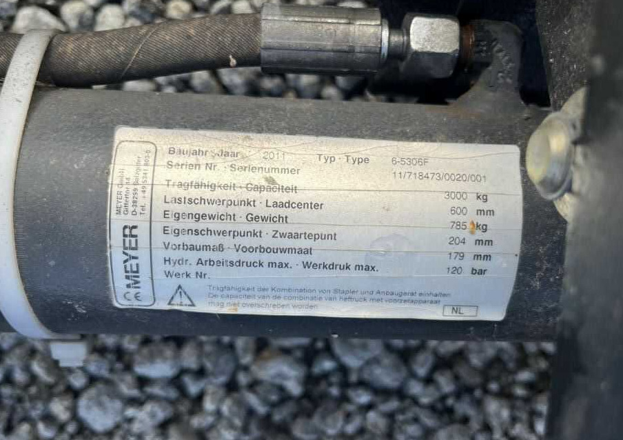 Meyer 6-5306F - Πιρούνες για Περονοφόρο όχημα: φωτογραφία 2 Meyer 6-5306F - Πιρούνες για Περονοφόρο όχημα: φωτογραφία 2