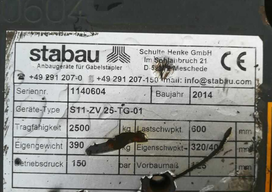 Stabau S11-ZV 25TG-01 - Παρελκόμενα: φωτογραφία 5 Stabau S11-ZV 25TG-01 - Παρελκόμενα: φωτογραφία 5