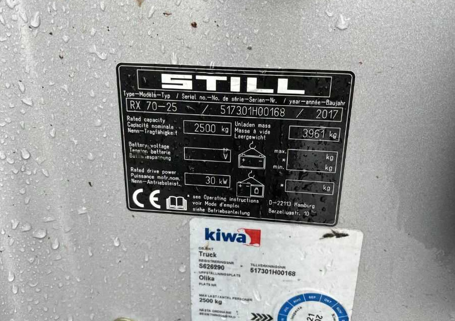 Still RX70-25 - Πετρελαιοκίνητο περονοφόρο: φωτογραφία 4 Still RX70-25 - Πετρελαιοκίνητο περονοφόρο: φωτογραφία 4