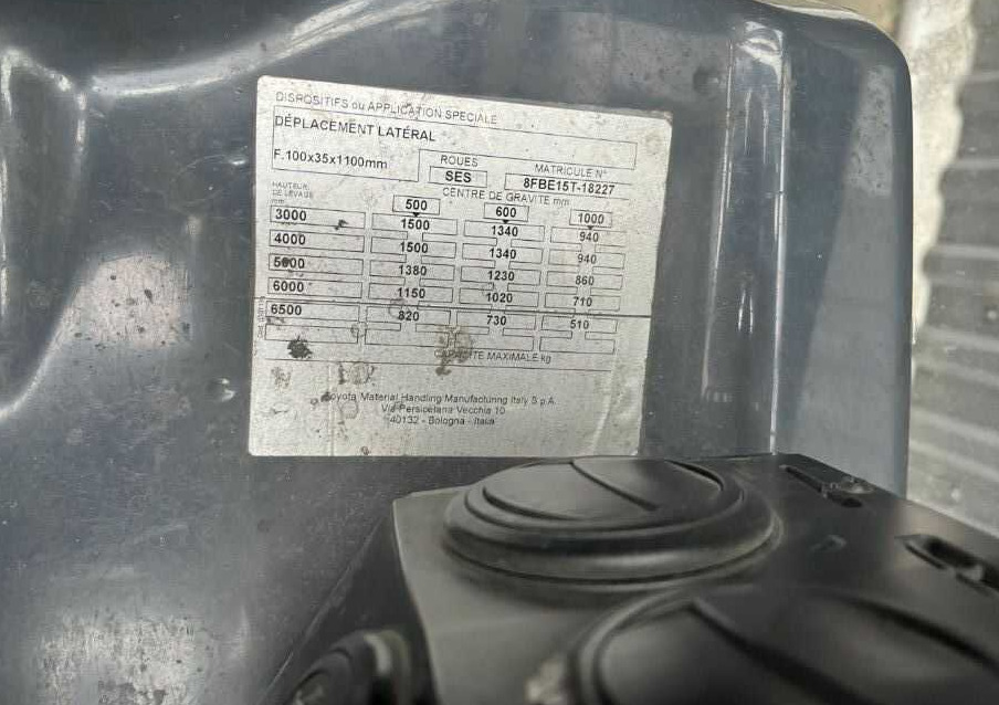 Toyota 8FBE15T - Ηλεκτροκίνητο περονοφόρο: φωτογραφία 5 Toyota 8FBE15T - Ηλεκτροκίνητο περονοφόρο: φωτογραφία 5