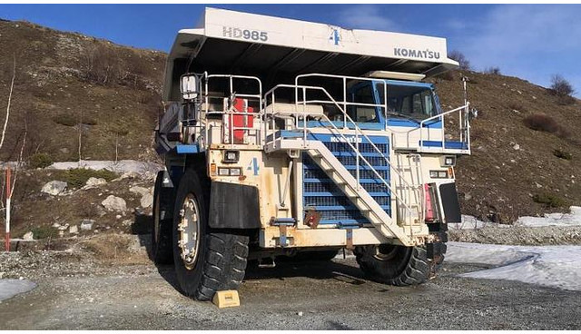 Komatsu HD985 - Ανατρεπόμενο όχημα: φωτογραφία 1 Komatsu HD985 - Ανατρεπόμενο όχημα: φωτογραφία 1