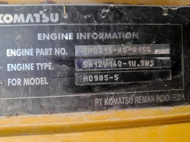 Komatsu SA12V140 - WA800 - HD785 - HD985 - D475 engine - - Κινητήρας: φωτογραφία 5 Komatsu SA12V140 - WA800 - HD785 - HD985 - D475 engine - - Κινητήρας: φωτογραφία 5