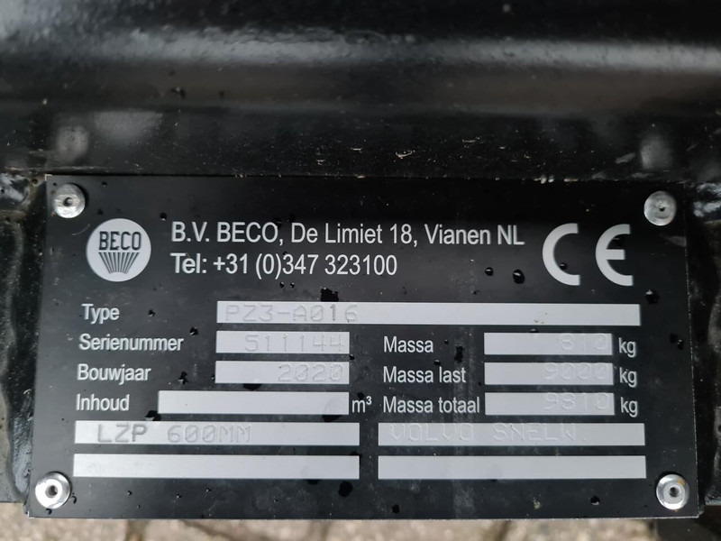 Beco palletvork LPZ3 - Πιρούνες για Ανυψωτικό μηχάνημα: φωτογραφία 4 Beco palletvork LPZ3 - Πιρούνες για Ανυψωτικό μηχάνημα: φωτογραφία 4