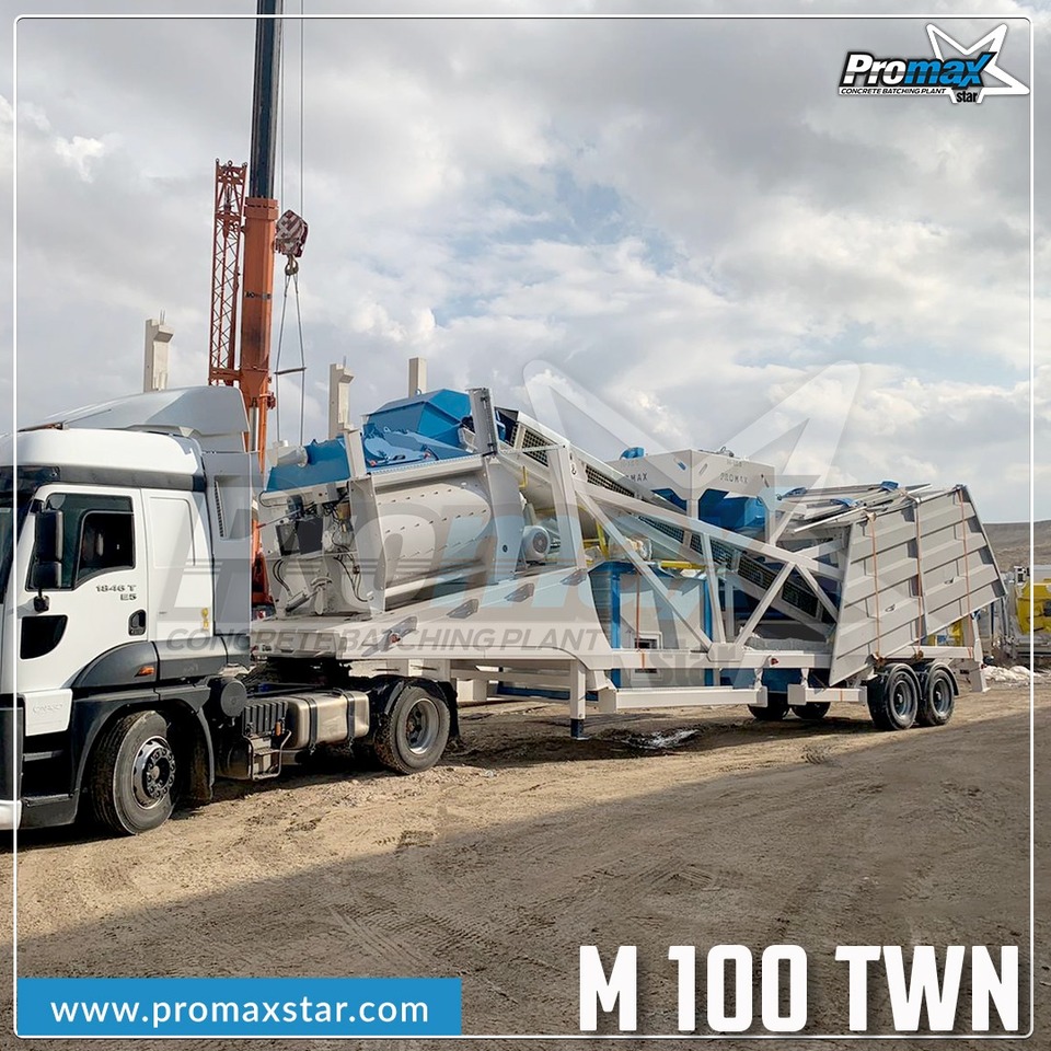 PROMAX MOBILE CONCRETE BATCHING PLANT M100-TWN (100m3/h) - Εργοστάσιο σκυροδέματος: φωτογραφία 5 PROMAX MOBILE CONCRETE BATCHING PLANT M100-TWN (100m3/h) - Εργοστάσιο σκυροδέματος: φωτογραφία 5
