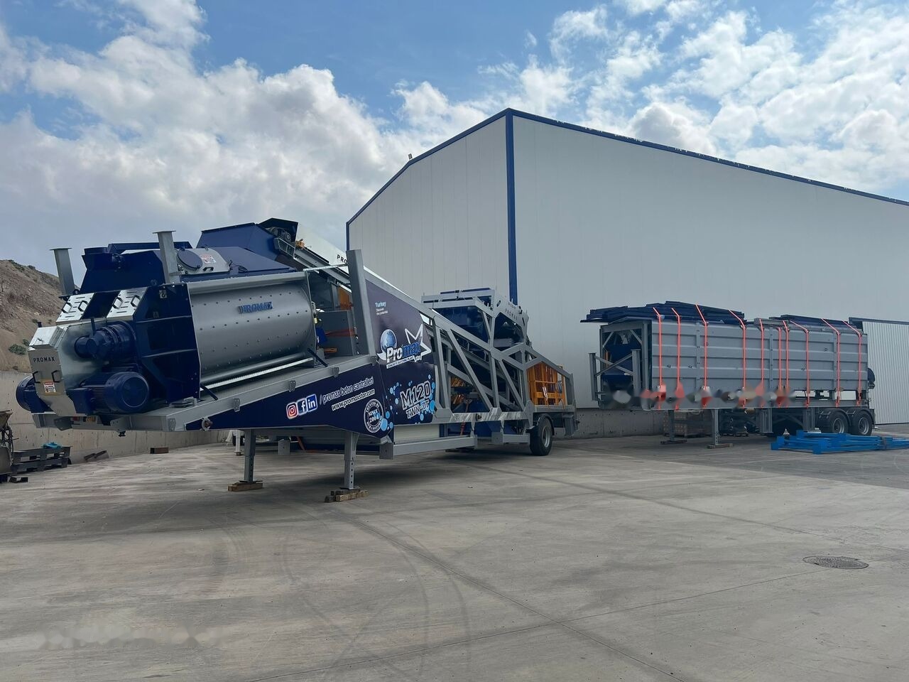Promax Mobile Concrete Batching Plant PROMAX M120-TWN DT (120m³/h) - Εργοστάσιο σκυροδέματος: φωτογραφία 1 Promax Mobile Concrete Batching Plant PROMAX M120-TWN DT (120m³/h) - Εργοστάσιο σκυροδέματος: φωτογραφία 1