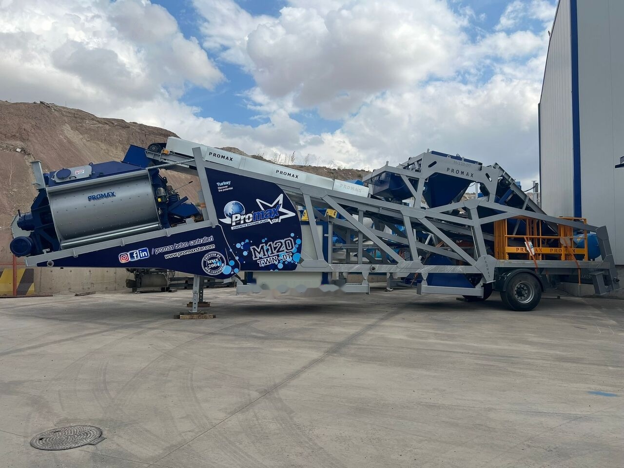 Promax Mobile Concrete Batching Plant PROMAX M120-TWN DT (120m³/h) - Εργοστάσιο σκυροδέματος: φωτογραφία 3 Promax Mobile Concrete Batching Plant PROMAX M120-TWN DT (120m³/h) - Εργοστάσιο σκυροδέματος: φωτογραφία 3