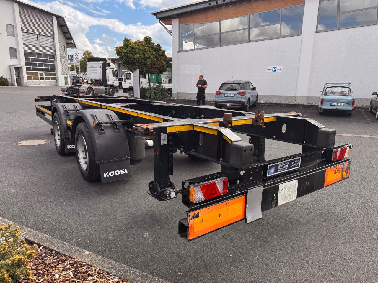 Kögel ZW 18 Lafette SAF Achsen 15.910kg Nutzlast - Ρυμούλκα μεταφοράς εμπορευματοκιβωτίων/ Κινητό αμάξωμα: φωτογραφία 3 Kögel ZW 18 Lafette SAF Achsen 15.910kg Nutzlast - Ρυμούλκα μεταφοράς εμπορευματοκιβωτίων/ Κινητό αμάξωμα: φωτογραφία 3