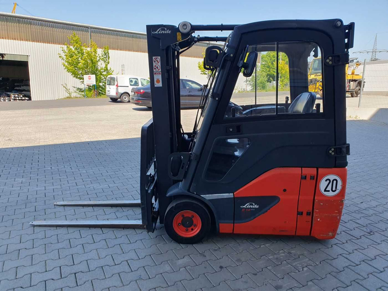 Ηλεκτροκίνητο περονοφόρο Linde E14 - 01 / Triplex: 4.10m! / SS / nur 2.899h!: φωτογραφία 7