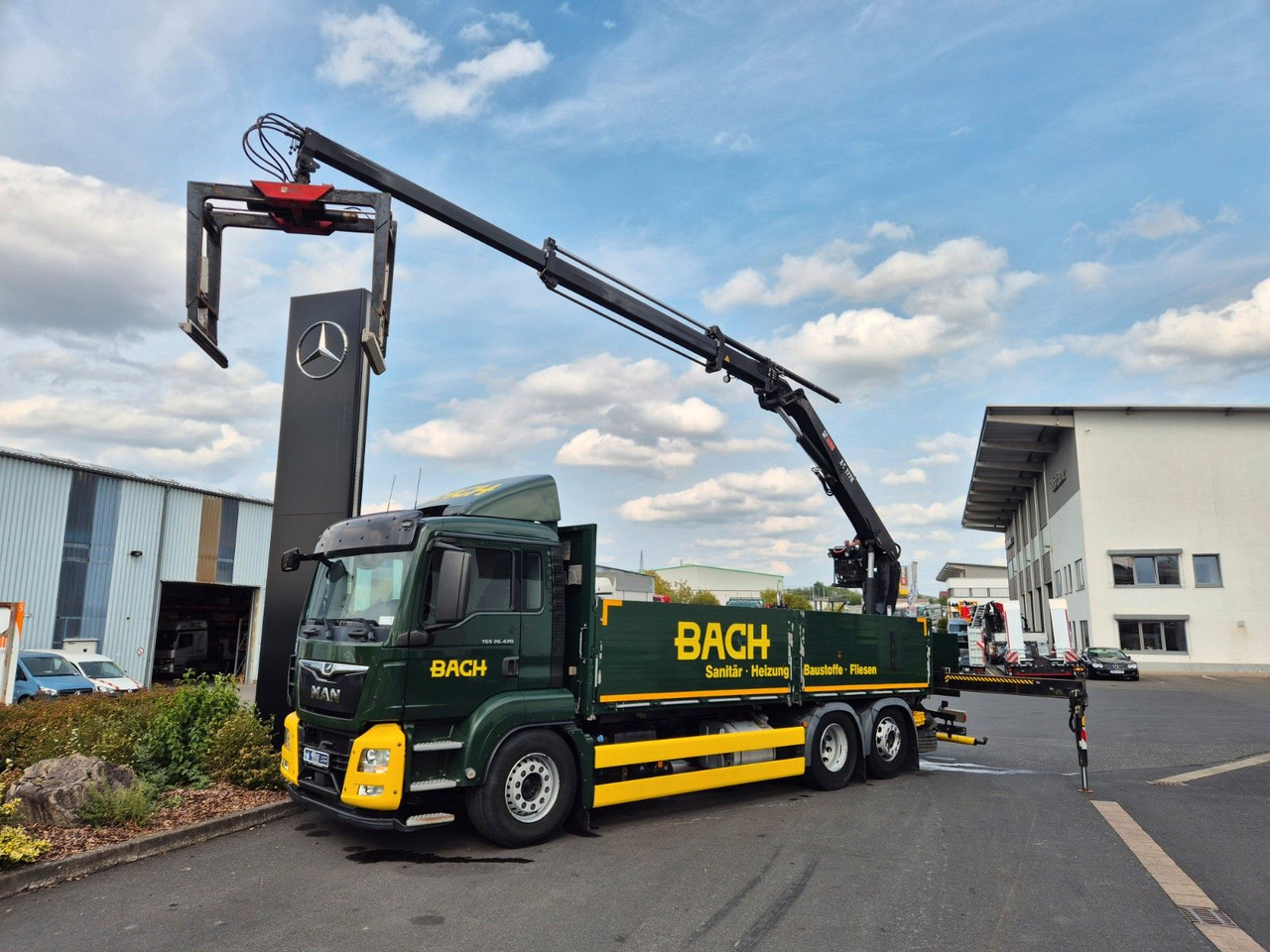 MAN TGS 26.420 6x2-4 LL Hiab 177K PRO 2 Stück - Φορτηγό με γερανό: φωτογραφία 1 MAN TGS 26.420 6x2-4 LL Hiab 177K PRO 2 Stück - Φορτηγό με γερανό: φωτογραφία 1