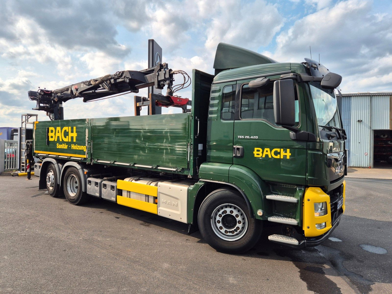 MAN TGS 26.420 6x2-4 LL Hiab 177K PRO 2 Stück - Φορτηγό με ανοιχτή καρότσα, Φορτηγό με γερανό: φωτογραφία 4 MAN TGS 26.420 6x2-4 LL Hiab 177K PRO 2 Stück - Φορτηγό με ανοιχτή καρότσα, Φορτηγό με γερανό: φωτογραφία 4