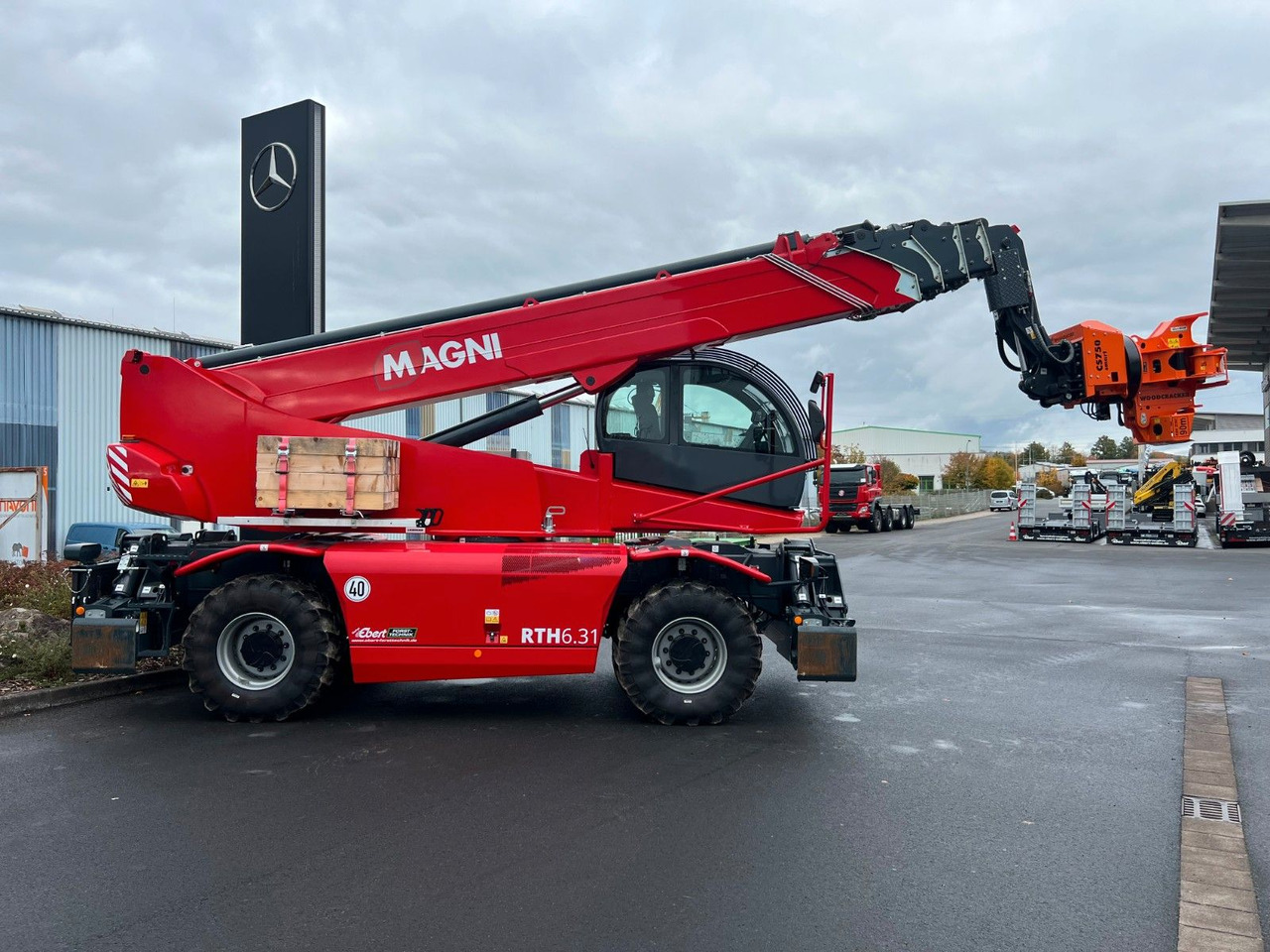 Τηλεσκοπικός φορτωτής Magni RTH 6.31 SH / Fällkran 2 / Westtech CS750: φωτογραφία 11