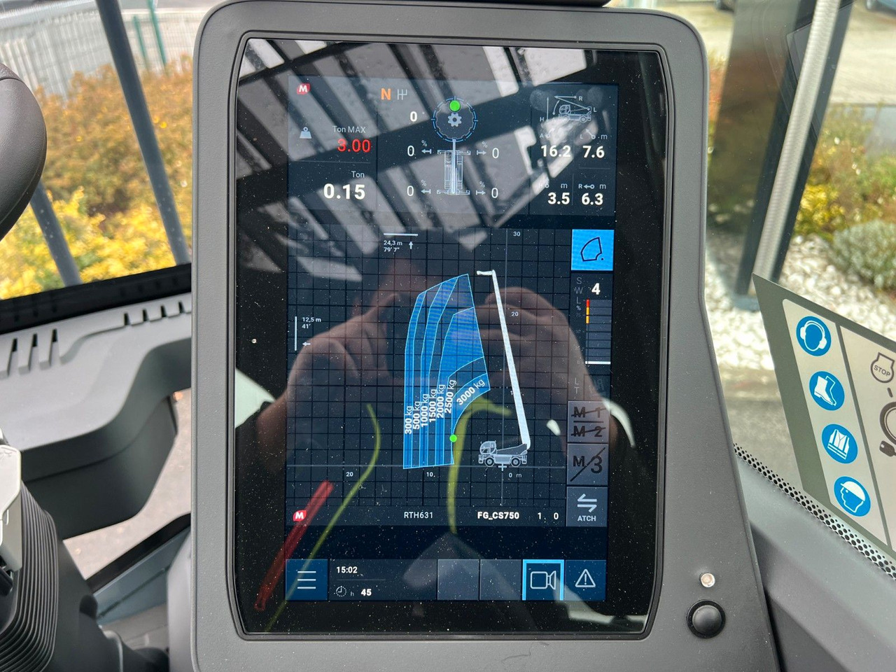 Τηλεσκοπικός φορτωτής Magni RTH 6.31 SH / Fällkran 2 / Westtech CS750: φωτογραφία 8