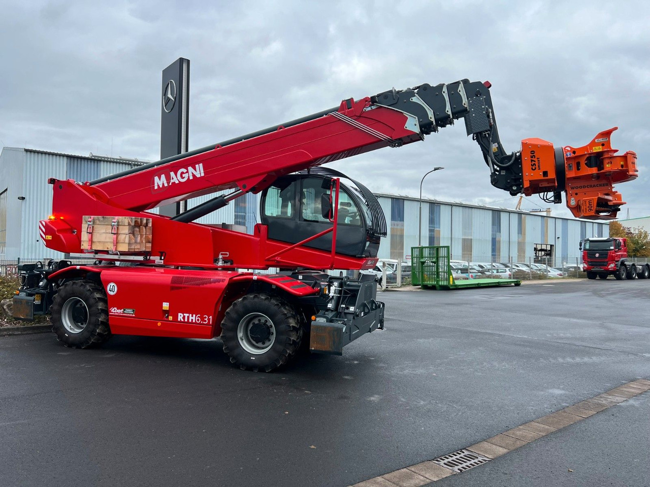 Τηλεσκοπικός φορτωτής Magni RTH 6.31 SH / Fällkran 2 / Westtech CS750: φωτογραφία 12