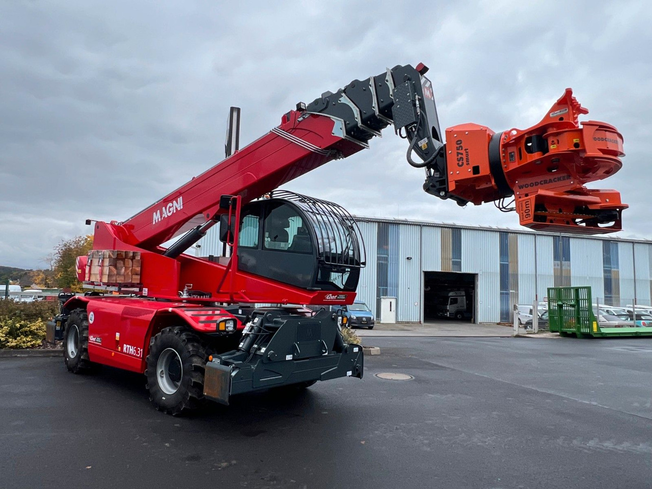 Τηλεσκοπικός φορτωτής Magni RTH 6.31 SH / Fällkran 2 / Westtech CS750: φωτογραφία 13