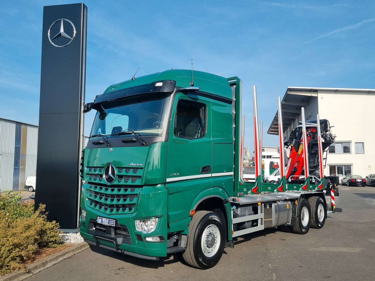 Mercedes-Benz Arocs 2551 L 6x2/4 HAD Palfinger Epsilon TZ12 - Φορτηγό ξυλείας, Φορτηγό με γερανό: φωτογραφία 1 Mercedes-Benz Arocs 2551 L 6x2/4 HAD Palfinger Epsilon TZ12 - Φορτηγό ξυλείας, Φορτηγό με γερανό: φωτογραφία 1