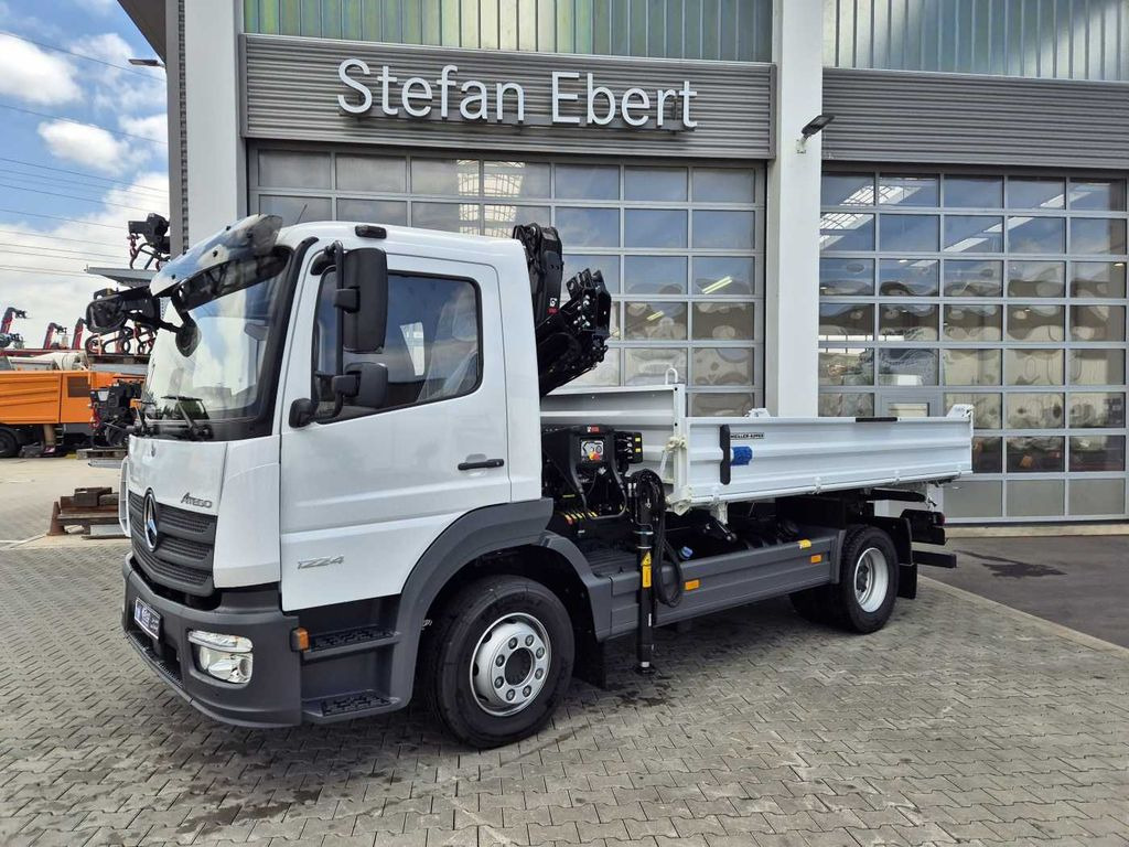 Mercedes-Benz Atego 1224 KK Kipper+Kran+Funk+Greifersteuerung - Φορτηγό ανατρεπόμενο, Φορτηγό με γερανό: φωτογραφία 2 Mercedes-Benz Atego 1224 KK Kipper+Kran+Funk+Greifersteuerung - Φορτηγό ανατρεπόμενο, Φορτηγό με γερανό: φωτογραφία 2