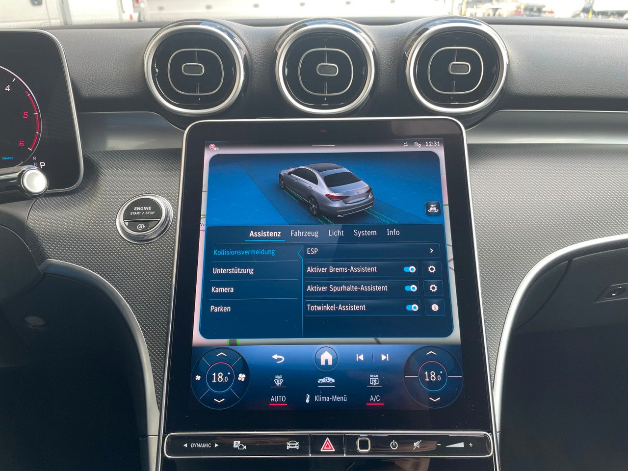 Λιμουζίνα/ Sedan Mercedes-Benz C 200 d AVANTGARDE 360°+TOTW+Carplay+Ambiente: φωτογραφία 16 Λιμουζίνα/ Sedan Mercedes-Benz C 200 d AVANTGARDE 360°+TOTW+Carplay+Ambiente: φωτογραφία 16