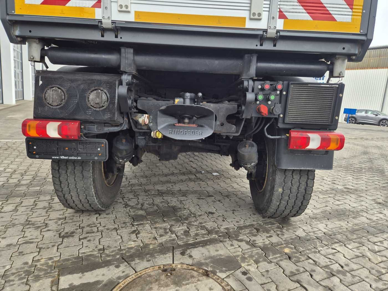 Καινούριο Φορτηγό ανατρεπόμενο Mercedes-Benz Unimog U423 4x4 Hydrostat Zapfwelle: φωτογραφία 9