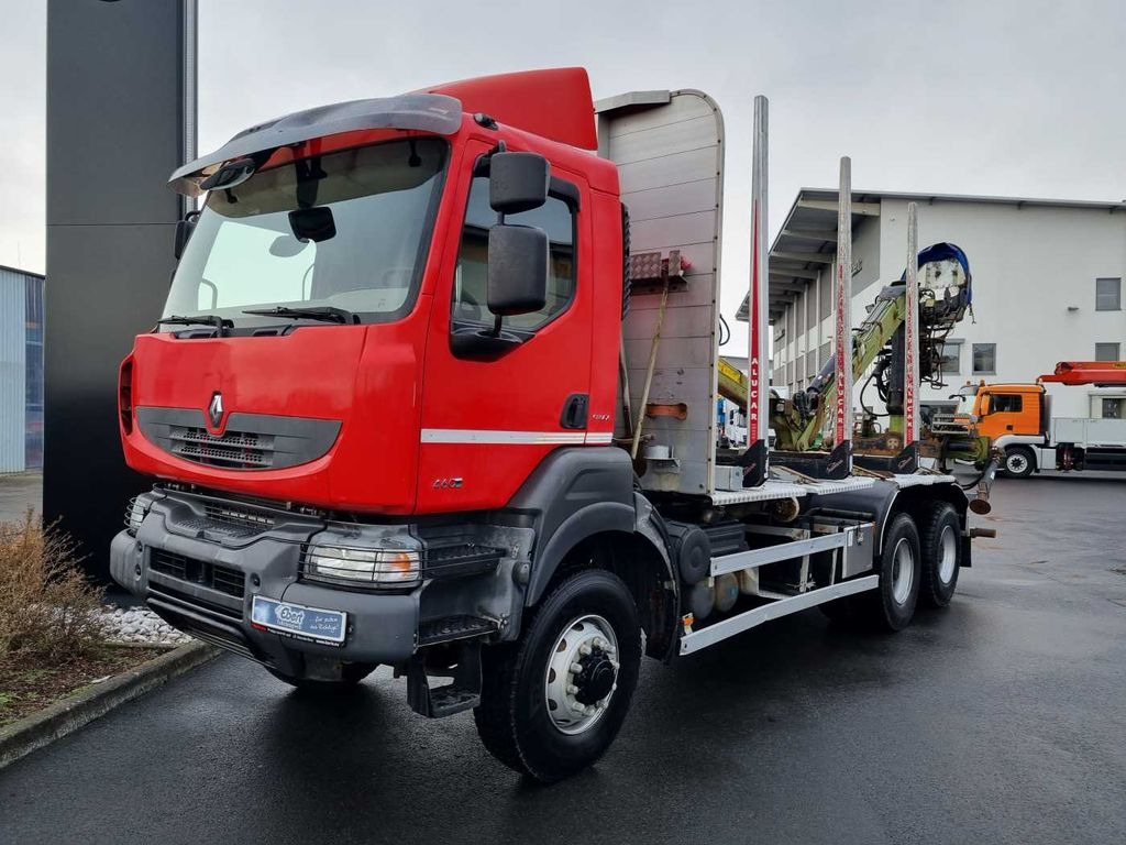 Renault Kerax 460.35 DXI 6x6 Loglift 96 S blatt/blatt - Φορτηγό ξυλείας, Φορτηγό με γερανό: φωτογραφία 2 Renault Kerax 460.35 DXI 6x6 Loglift 96 S blatt/blatt - Φορτηγό ξυλείας, Φορτηγό με γερανό: φωτογραφία 2