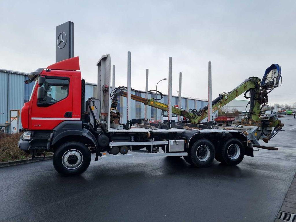 Renault Kerax 460.35 DXI 6x6 Loglift 96 S blatt/blatt - Φορτηγό ξυλείας, Φορτηγό με γερανό: φωτογραφία 4 Renault Kerax 460.35 DXI 6x6 Loglift 96 S blatt/blatt - Φορτηγό ξυλείας, Φορτηγό με γερανό: φωτογραφία 4