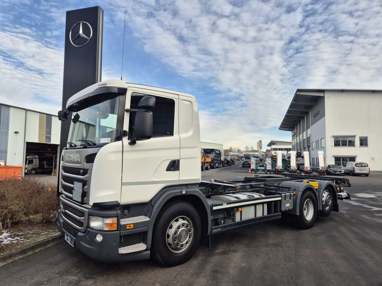 Scania G 370 DB 6x2*4 MNB BDF Lenkachse LBW faltbar - Φορτηγό μεταφοράς εμπορευματοκιβωτίων/ Κινητό αμάξωμα: φωτογραφία 1 Scania G 370 DB 6x2*4 MNB BDF Lenkachse LBW faltbar - Φορτηγό μεταφοράς εμπορευματοκιβωτίων/ Κινητό αμάξωμα: φωτογραφία 1