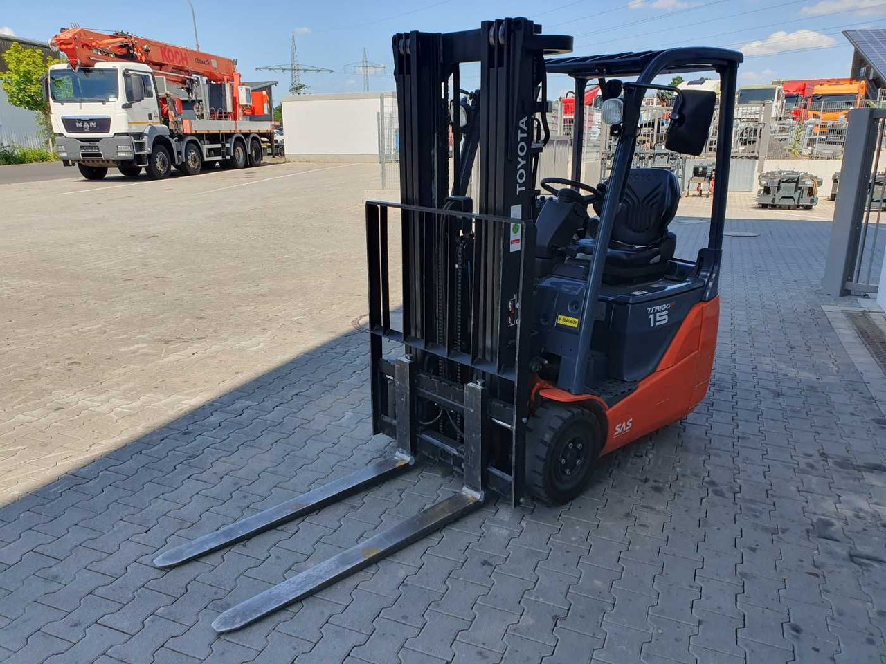 Ηλεκτροκίνητο περονοφόρο Toyota 8FBET15 / Triplex: 4.30m / nur 1.842h! / SS: φωτογραφία 7