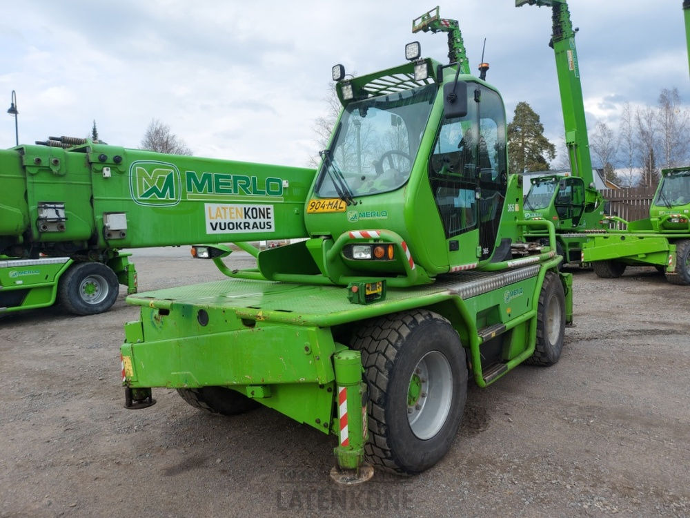 Τηλεσκοπικός φορτωτής Merlo ROTO 40.25MCSS with basket, remote, jib: φωτογραφία 13