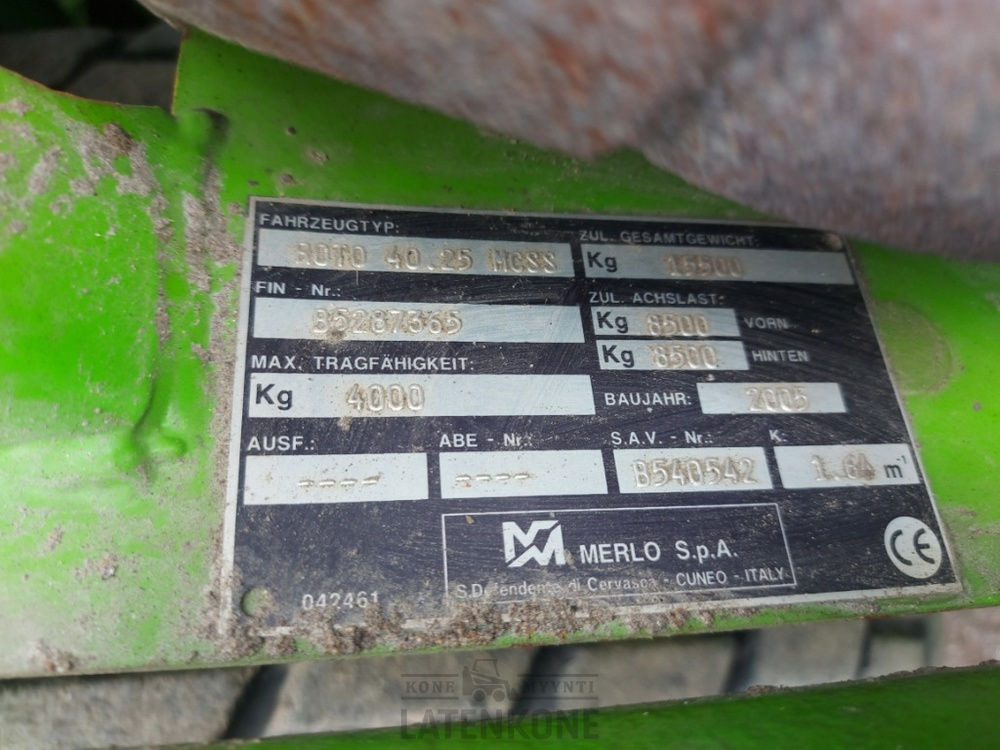 Τηλεσκοπικός φορτωτής Merlo ROTO 40.25MCSS with basket, remote, jib: φωτογραφία 19