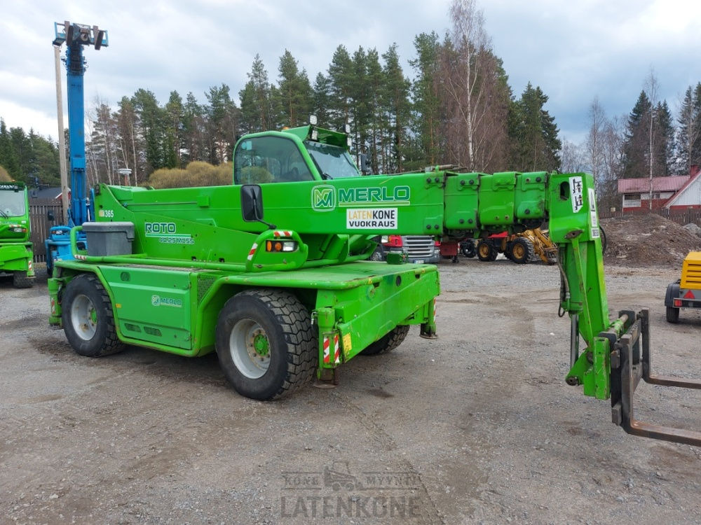 Τηλεσκοπικός φορτωτής Merlo ROTO 40.25MCSS with basket, remote, jib: φωτογραφία 11