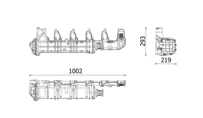 MAHLE EGR Mercedes-Benz Actros MP4/ MP5/ Antos/ Arocs EURO 6 A4711406675 - Ψυγείο EGR για Φορτηγό: φωτογραφία 3 MAHLE EGR Mercedes-Benz Actros MP4/ MP5/ Antos/ Arocs EURO 6 A4711406675 - Ψυγείο EGR για Φορτηγό: φωτογραφία 3