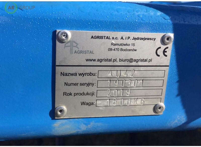 AGRISTAL Hydraulically folding seedbed cultivator/ - Καλλιεργητής: φωτογραφία 5 AGRISTAL Hydraulically folding seedbed cultivator/ - Καλλιεργητής: φωτογραφία 5