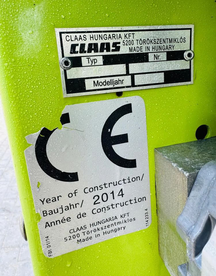 Θεριζοαλωνιστική μηχανή Claas Tucano 430 APS: φωτογραφία 18 Θεριζοαλωνιστική μηχανή Claas Tucano 430 APS: φωτογραφία 18