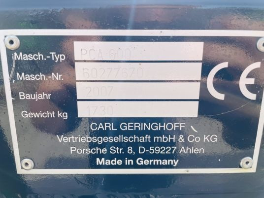Geringhoff PCA 600 - Καλαμποκομαχαιρο: φωτογραφία 3 Geringhoff PCA 600 - Καλαμποκομαχαιρο: φωτογραφία 3
