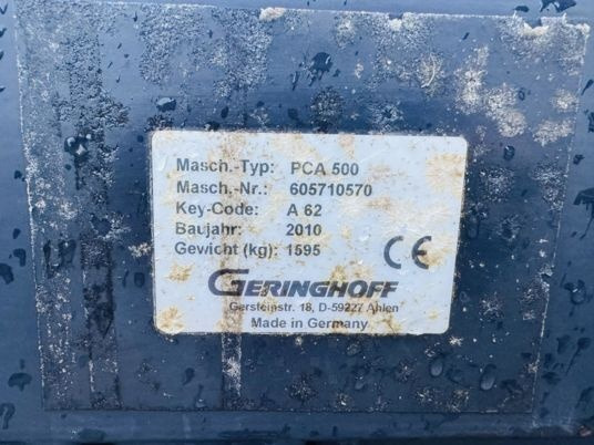 Geringhoff Przystawka do kukurydzy Geringhoff PCA 500 - Καλαμποκομαχαιρο: φωτογραφία 3 Geringhoff Przystawka do kukurydzy Geringhoff PCA 500 - Καλαμποκομαχαιρο: φωτογραφία 3