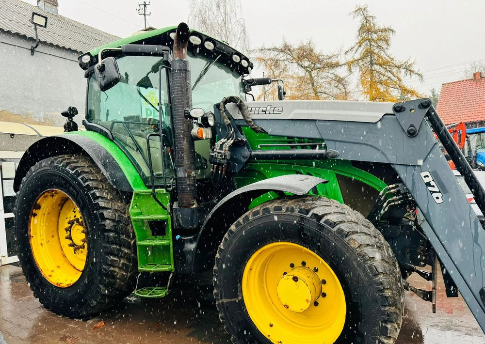 John Deere 6210R - Τρακτέρ: φωτογραφία 1 John Deere 6210R - Τρακτέρ: φωτογραφία 1